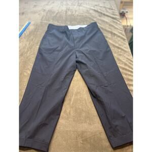 BROOKS‎ BROTHERS "346" Chino Dress Pants Men's 38 x 32 Gray Wool Pleated Cuffed